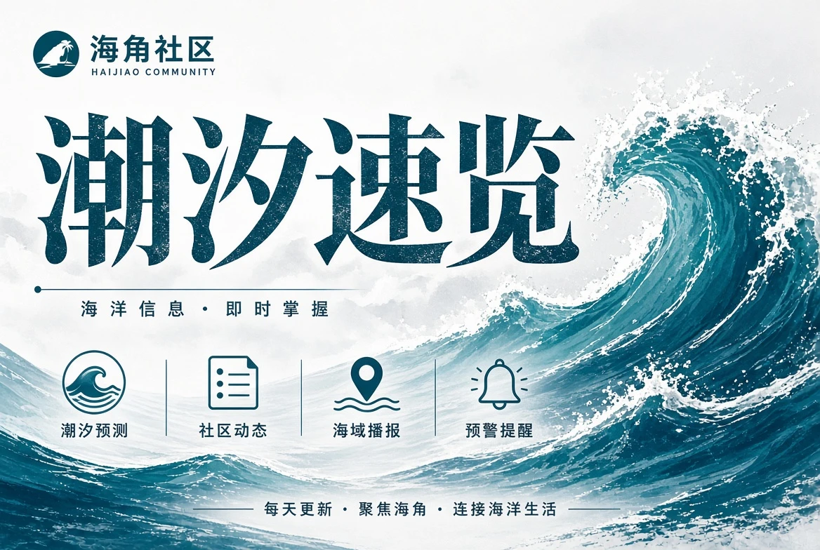 海角社区街景与旅途影像画框